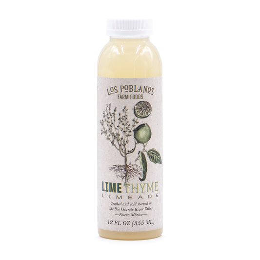 Los Poblanos Lime Thyme Limeade, 6-12oz bottles