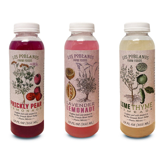 Los Poblanos Lemonade Mixed Case, 6-12oz bottles